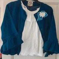 Giacca jeans bambina