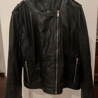 Giacca donna in pelle chiodo  tg. 48 Combipel