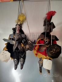 2 Marionette Pupi Teatro Siciliano 