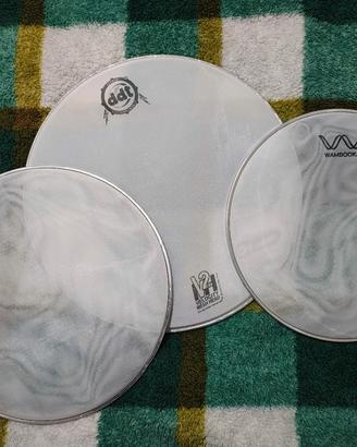 Pelli in Mesh Per Batteria 16",14",13"