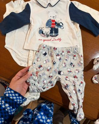 Lotto neonato primaverile 13pezzi 0-3mesi