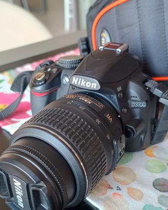 nikon d3100 + 2 obiettivi  come nuova 