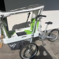 Bici triciclo tagabike per trasporto 2  bambini