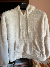 Felpa bianca felpata