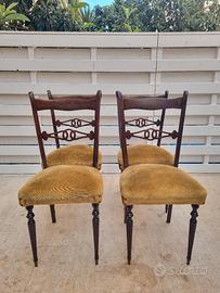 set di 4 sedie  = 40 euro