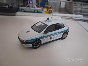 modellino 1/43 fiat bravo polizia municipale