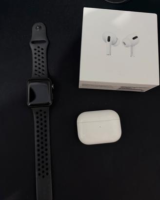 Apple watch serie 3 nike +airpod pro gen 1