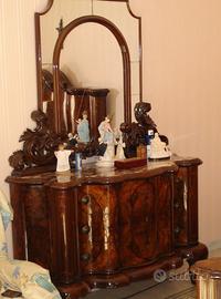 comò con specchiera anni 40