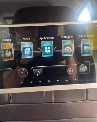Monitor android da auto 13,3 wifi usb