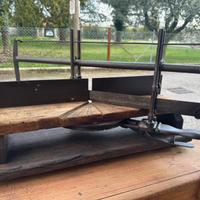 Rara e antica sega da falegname falegname