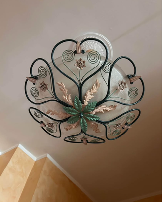 LAMPADARI IN FERRO BATTUTO