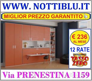 Letto a Scomparsa RUDY D 1p _ 12 rate da 236 €