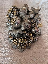 Cornucopia bagnata Argento 800