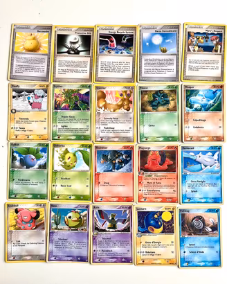 Lotto di 20 Carta Pokemon ex Pokemon Forze Segrete
