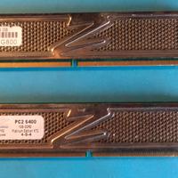 DRAM DDR2 PC2-6400 OCZ 1GBx2 moduli