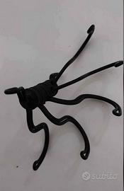 Appendiabiti snodabile nero metallo