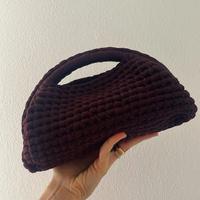 Clutch marrone testa di moro