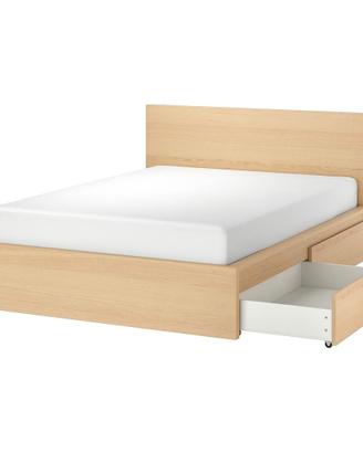Letto matrimoniale IKEA MALM 160x200cm