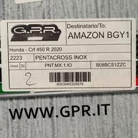 NUOVO Gpr pnt.mx.1.io scarico completo Honda CRF