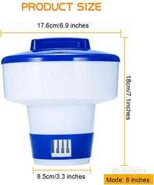Dispenser diffusore galleggiante  per piscina