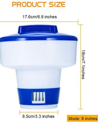 Dispenser diffusore galleggiante  per piscina
