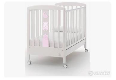 Lettino My Teddy Rosa + materasso aircuddle