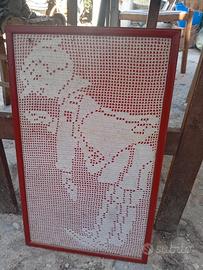 quadro uncinetto pinocchio 