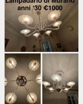 lampadario di Murano