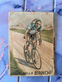 Cartolina Vintage Gli assi della Bianchi 1949