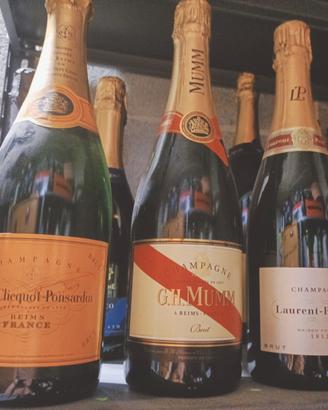 Nr. 3 bottiglie Champagne