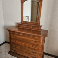 camera da letto completa in noce massello 