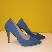 Décolleté color jeans numero 38