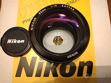 NIKKOR 85 f 1.8 K Ottica Modifica AI Anno 75-77