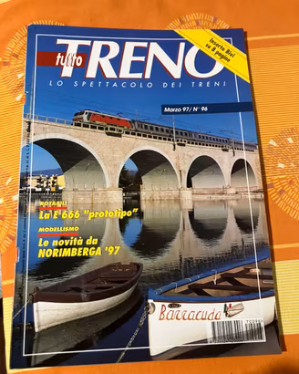 rivista tutto treno 96 Fs e666  Cervignano bici