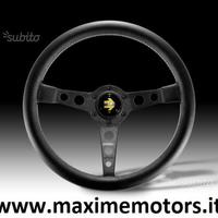 Volante MOMO PROTOTIPO razze nere nuovo