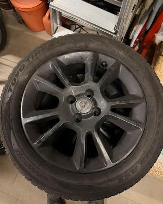 4 gomme+4 cerchioni Opel Corsa