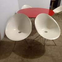 Kartell tavolo e 4 sedie