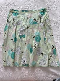 Gonna estiva fantasia verde