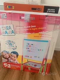 Maxi lavagna in legno doppia