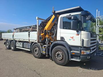 Scania 124G 420 CV 8x2 con Gru Effer Autel 305 4+4