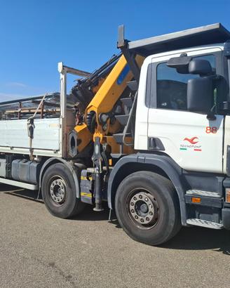 Scania 124G 420 CV 8x2 con Gru Effer Autel 305 4+4