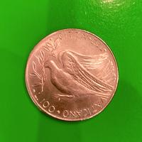moneta da 100 lire della Città del Vaticano 1976