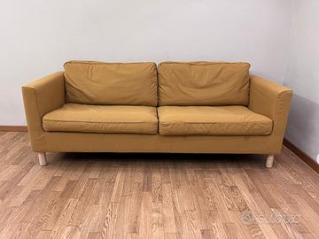 Divano 3 posti Ikea Parup tessuto senape