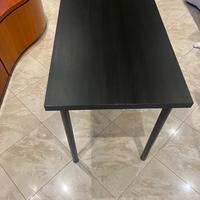 Scrivania marrone-nero/nero