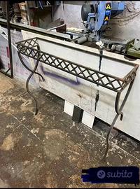 Consolle ingresso in ferro battuto