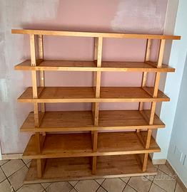 Libreria in legno usata