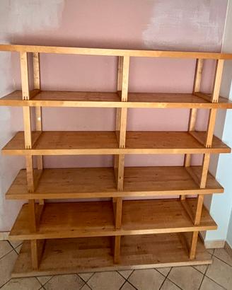 Libreria in legno usata