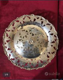 Porta tutto lavorato   in argento 1000 vintage