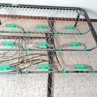 Rete matrimoniale + 2 materassi singoli