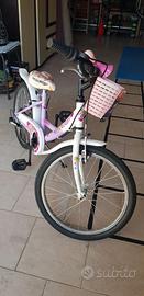 Bici da bambina usata.
